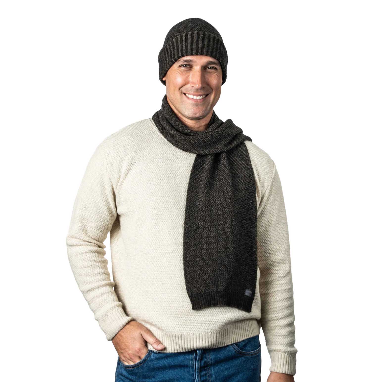 Brushtail Moss Stitch Plated Scarf